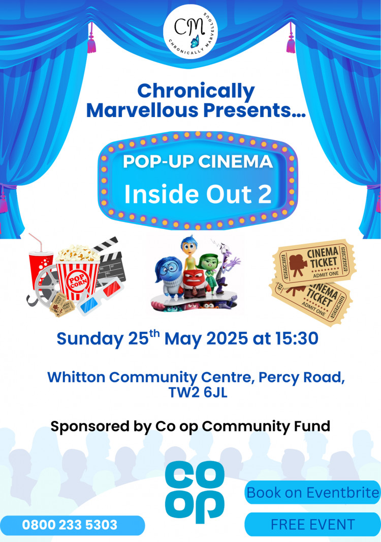 Pop Up Cinema - Inside out 2 (Free Indoor Event) Pop Up Cinema - Inside out 2 (Free Indoor Event)