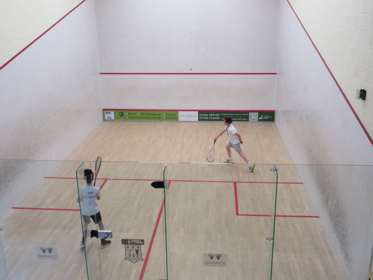 There are six squash courts at Kenilworth Tennis, Squash and Croquet Club (Image via KTSCC)
