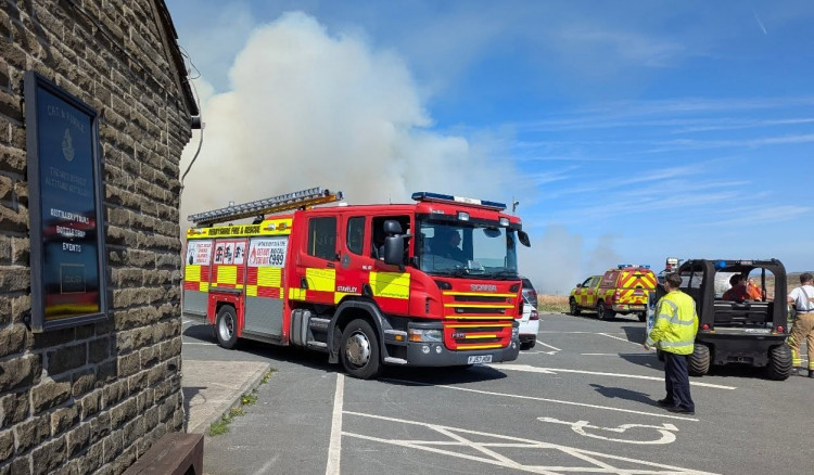 Derbyshire Fire and Rescue Service have provided an update on the Goyt Valley fire (Credit: Forest Distillery)