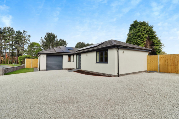 An executive, individually designed detached bungalow situated within the heart of Alsager. (Stephenson Browne)