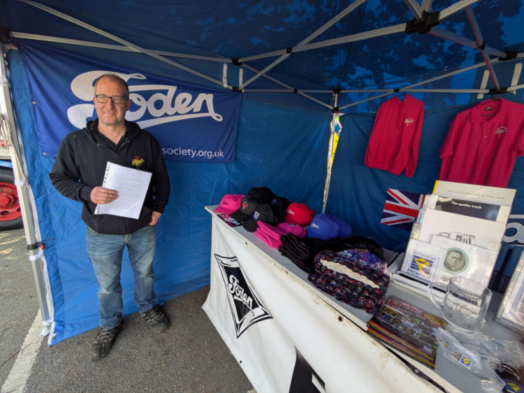 Foden fan, Chris Wallwork, is writing a book about the former Sandbach company's work during WWII. (Photo: Nub News)  