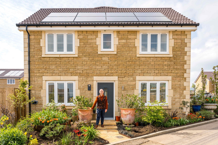 Great British Bake Off star enjoys gardening at his new Frome home
