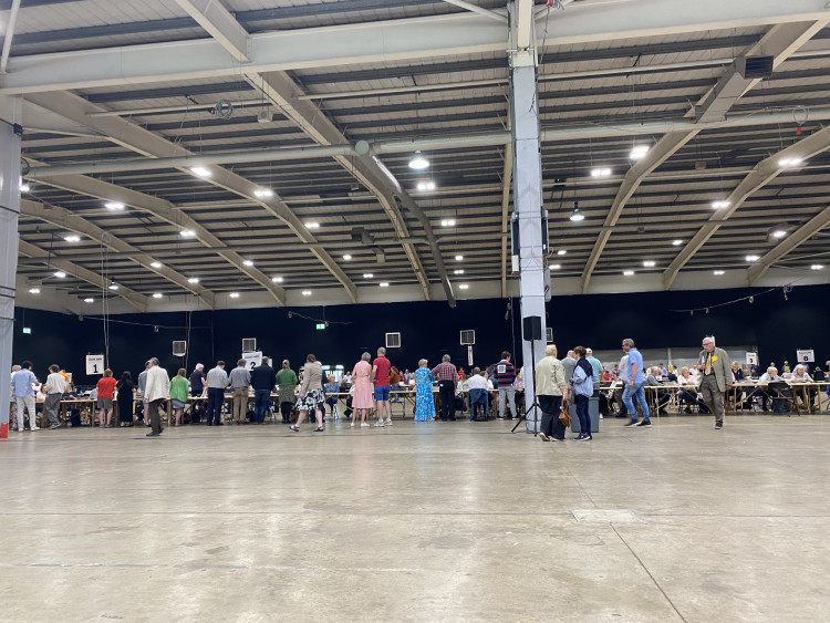 We are reporting live from the NAEC today! (Image by Nub News)