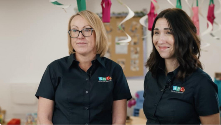 Owner and director of ABC Childcare Services, Lynsey Taylor, with Marketing director, Carina Roos (Open in Crewe).