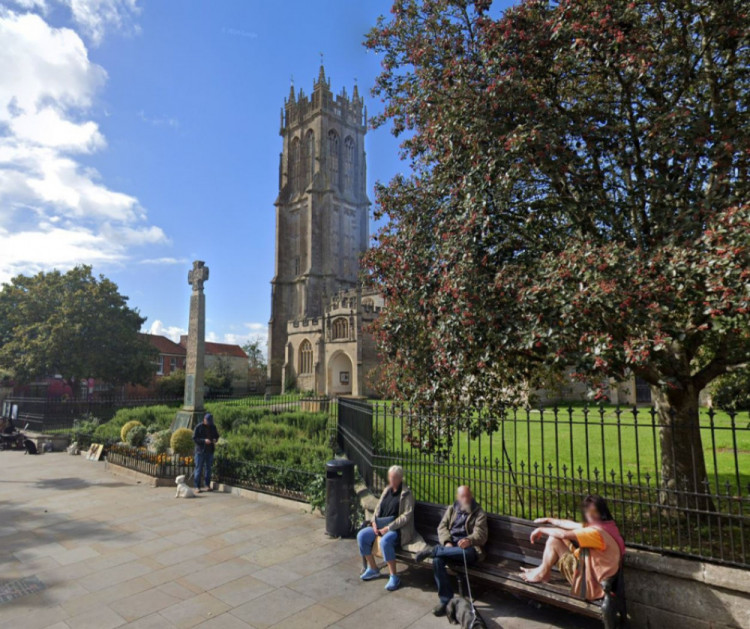 St John's Church in Glastonbury High Street (File photo)
