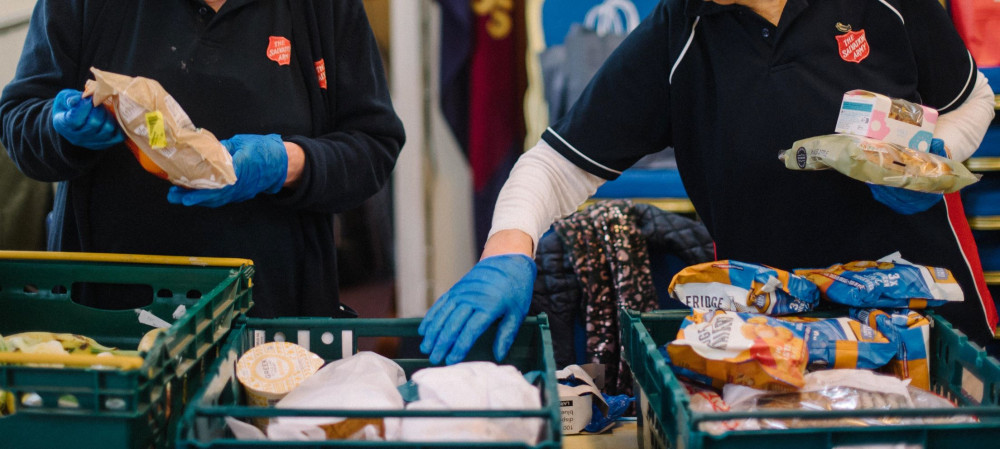 A Macclesfield food bank is operating on a self-referral basis (Credit: The Salvation Army) A Macclesfield food bank is operating on a self-referral basis (Credit: The Salvation Army)