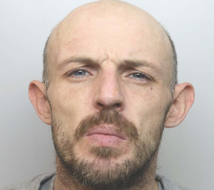 When officers attempted to stop the 35-year-old, he threw a 'bag for life' at them (Image via: Cheshire Constabulary)