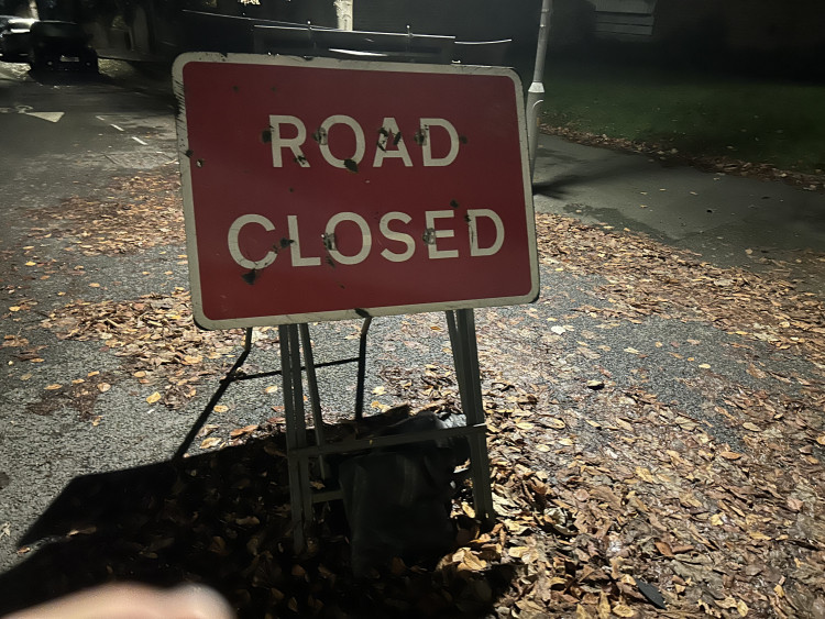 Kingston Road in Teddington will be closed outside no.227 for Thames Water utility works from 27 May to 29 May (Credit: Tilly O'Brien)