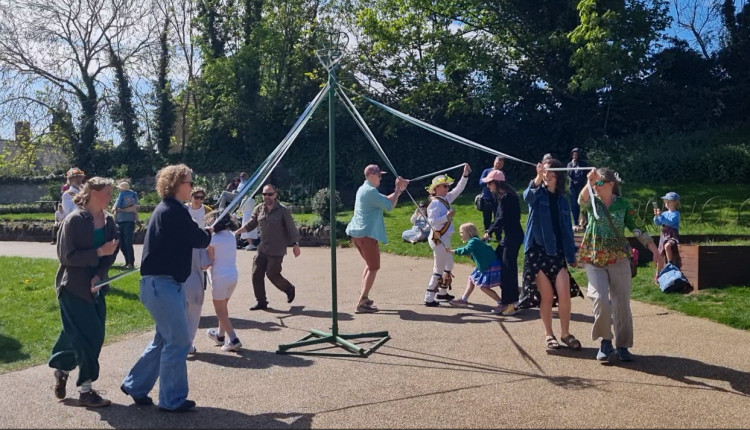 May Pole, Morris Dancing and Spring Crafts to celebrate the start of Spring in Oakham (Photo: Grace Kennington)