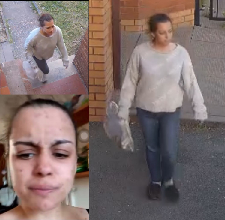 Jasmine, 26, from Leamington is still missing (images via Warwickshire Police)
