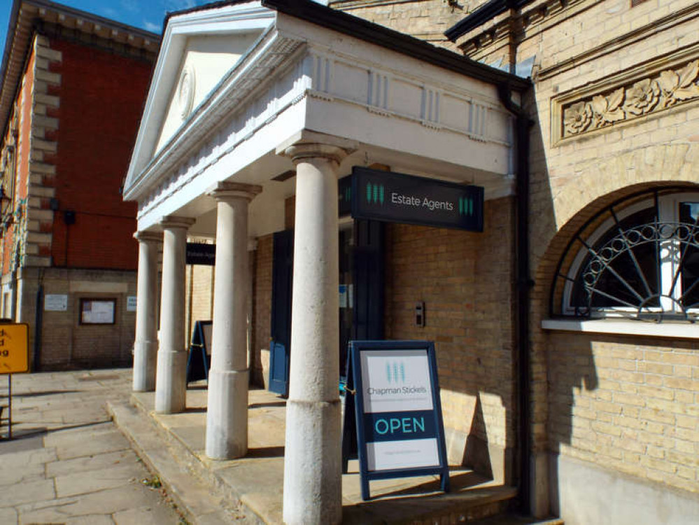 Chapman Stickels' office at the old Corn Exchange in Hadleigh