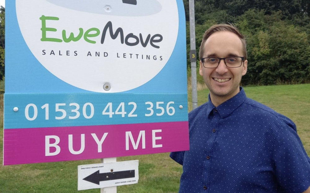 Lewis Potter of EweMove Ashby. Images: EweMove Ashby Lewis Potter of EweMove Ashby. Images: EweMove Ashby