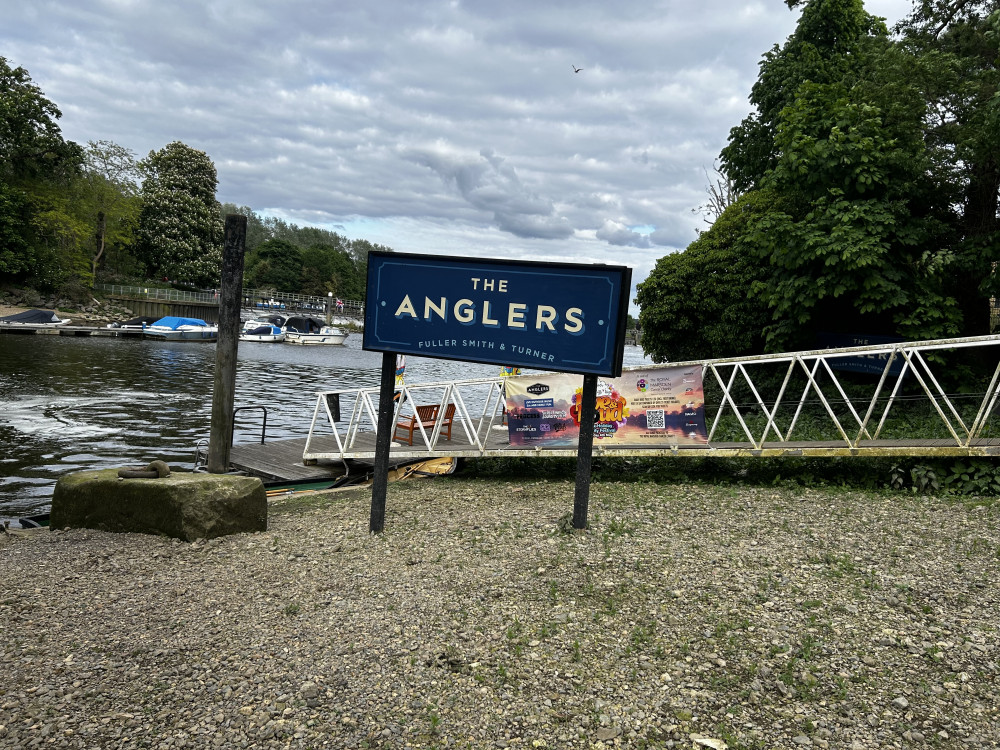 The Anglers is located at Teddington Lock, 3 Broom Road, Teddington, Middlesex, TW11 9NR (Credit: Tilly O'Brien) The Anglers is located at Teddington Lock, 3 Broom Road, Teddington, Middlesex, TW11 9NR (Credit: Tilly O'Brien)