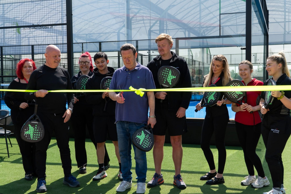 A ribbon-cutting ceremony took place with representatives from Everyone Active, Basildon Borough Council and PadelStars celebrating the launch of the borough’s first-ever padel facility. A ribbon-cutting ceremony took place with representatives from Everyone Active, Basildon Borough Council and PadelStars celebrating the launch of the borough’s first-ever padel facility.