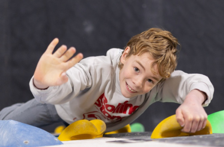 Youngsters can give climbing and bouldering a go at Substation, Macclesfield (Credit: Substation)