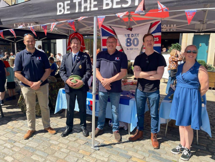 Strathern at the RBL stall