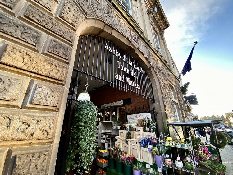 Ashby's market is situated in the Town Hall. Photo: Ashby Nub News