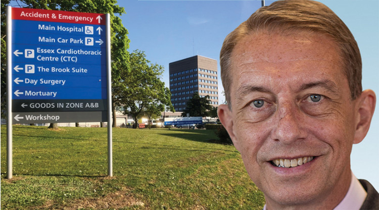 Chief Executive Matthew Hopkins has pledged improvement at hospitals under a ten year plan. 
