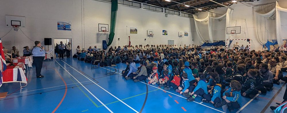 Scouts at Hathaway Academy. Scouts at Hathaway Academy.