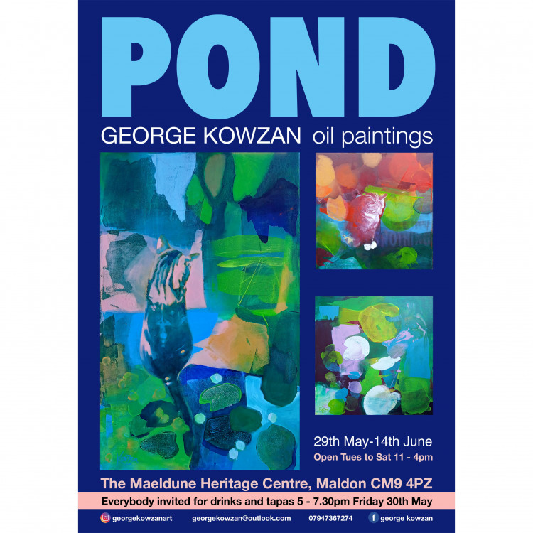 "POND" George Kowzan oil paintings