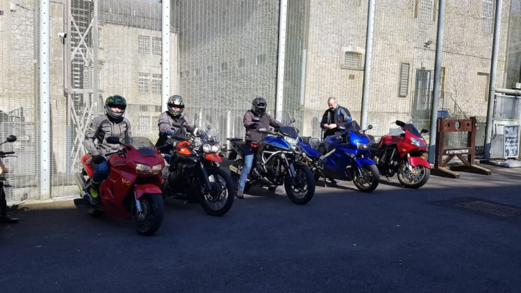 Bikers will ride from Shepton Mallet to Shrewsbury Prison for charity, raising funds for YFW Blood Bikes. Spectators are invited, spots open for riders. (Supplied photo.) 