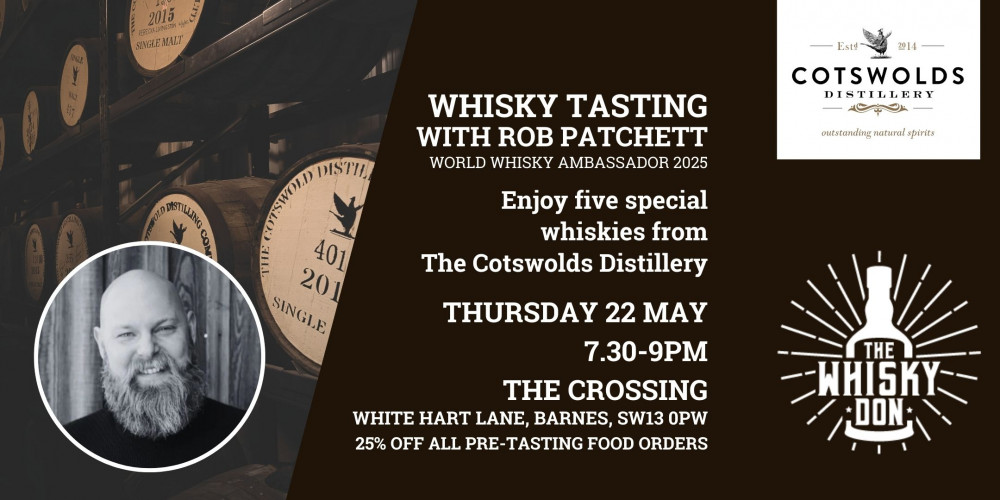 Whisky Tasting with Rob Patchett from The Cotswolds Distillery Whisky Tasting with Rob Patchett from The Cotswolds Distillery