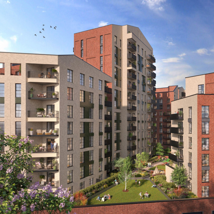 Sterling Place is located at 245 Burlington Rd, New Malden KT3 4NE (Credit: Barratt London)