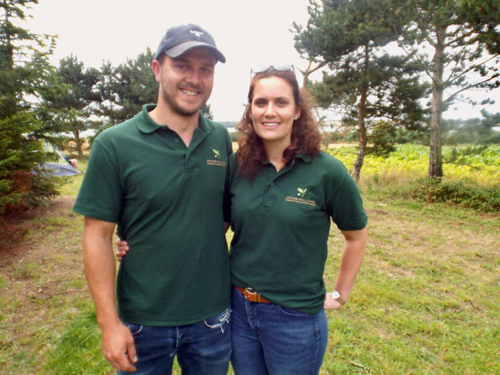 Sam and Claire Wrinch - Nether Hall Farm wild camping