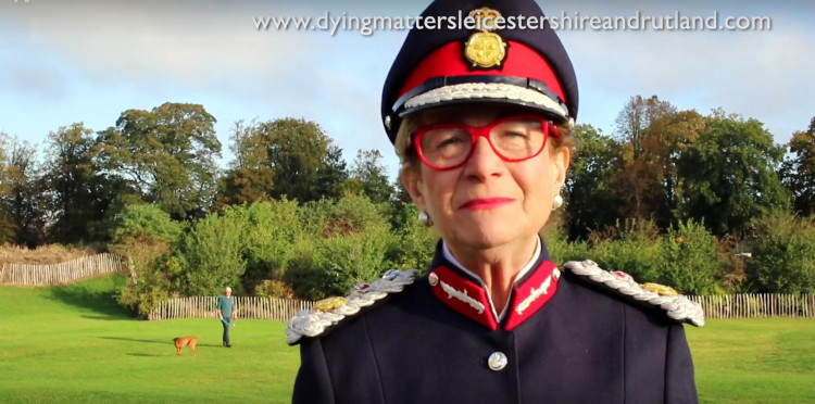 Dr Sarah Furness, Lord Lieutenant of Rutland leads local Dying Matters in workshops (Photo: Rutland Dying Matters)