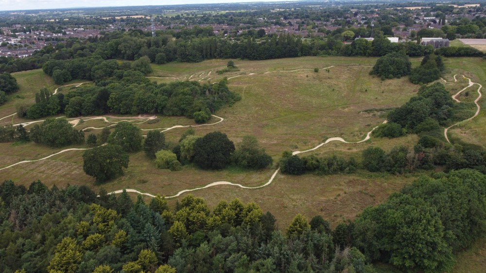 New wildflower meadows are being created at Newbold Comyn (image via Warwick District Council) New wildflower meadows are being created at Newbold Comyn (image via Warwick District Council)