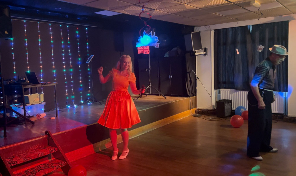 Bethan Searle getting everyone up dancing Bethan Searle getting everyone up dancing
