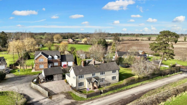 The four-bedroom cottage in Poole, Nantwich (James Du Pavey).