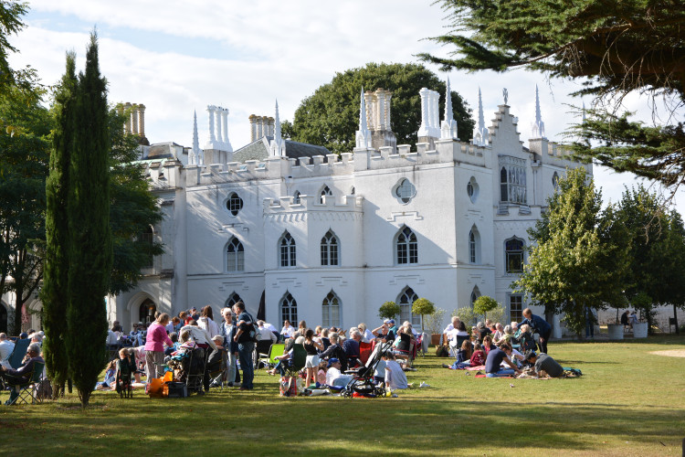 Strawberry Hill House & Garden in Twickenham offers summer events including live music, kids' trails and more (credit: Strawberry Hill House & Garden).