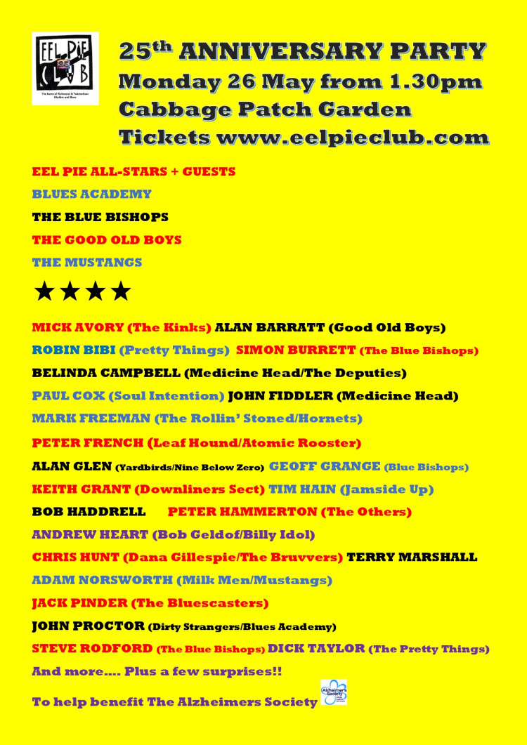 Eel Pie Club 25th Anniversary Party Eel Pie Club 25th Anniversary Party