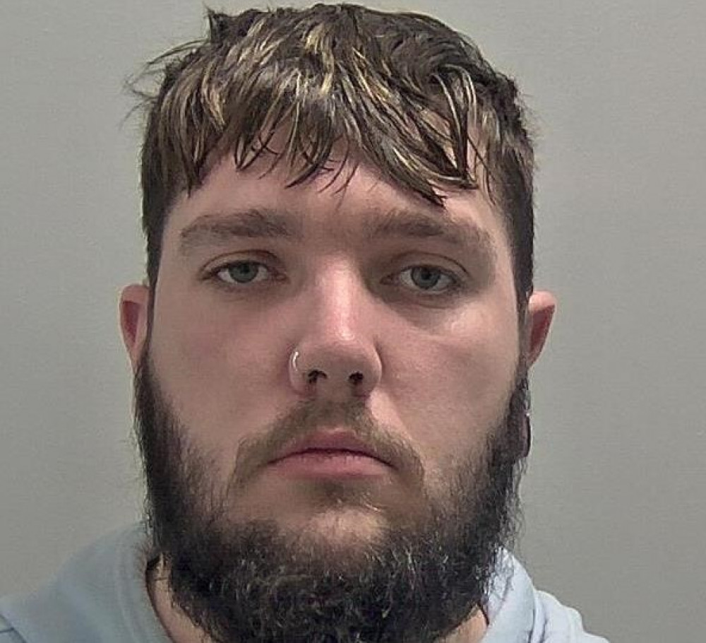Luke Jones, of Alveston in Derbyshire, has been jailed for two years (image via Warwickshire Police) Luke Jones, of Alveston in Derbyshire, has been jailed for two years (image via Warwickshire Police)
