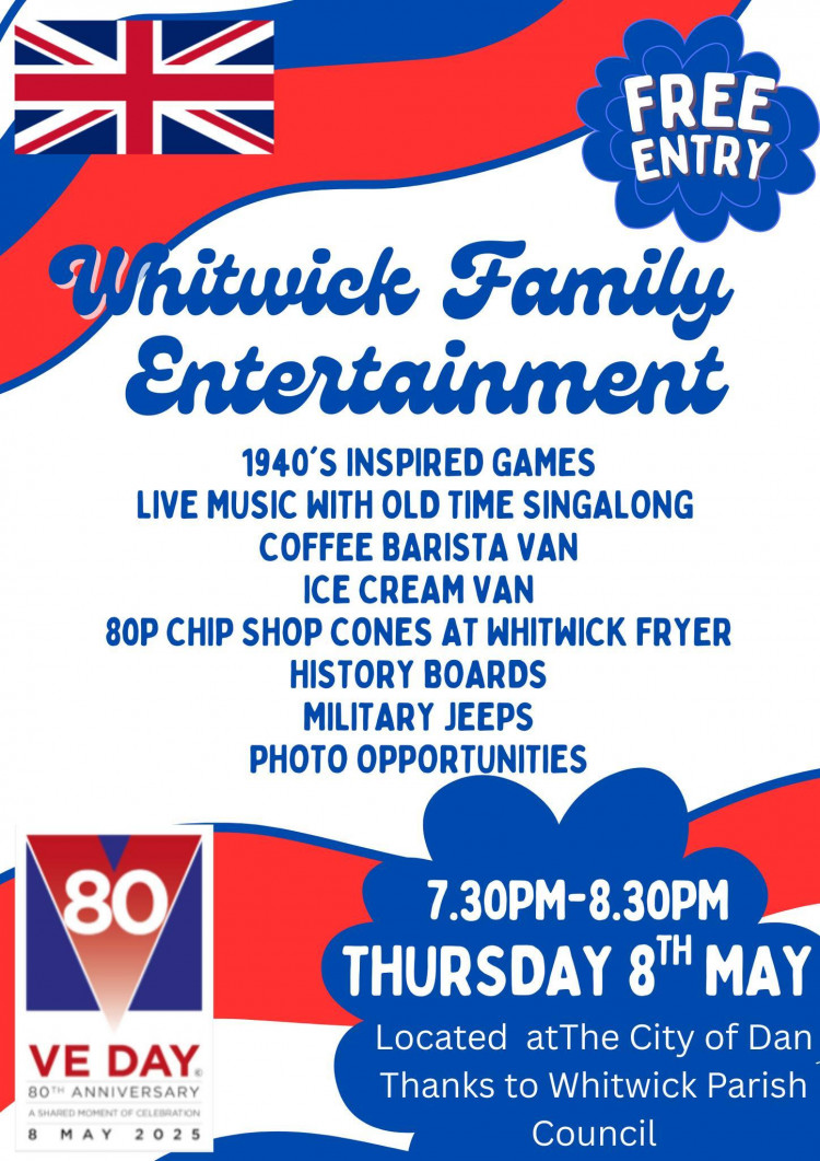 VE Day 80th Anniversary Celebration at City of Dan, Whitwick, near Coalville