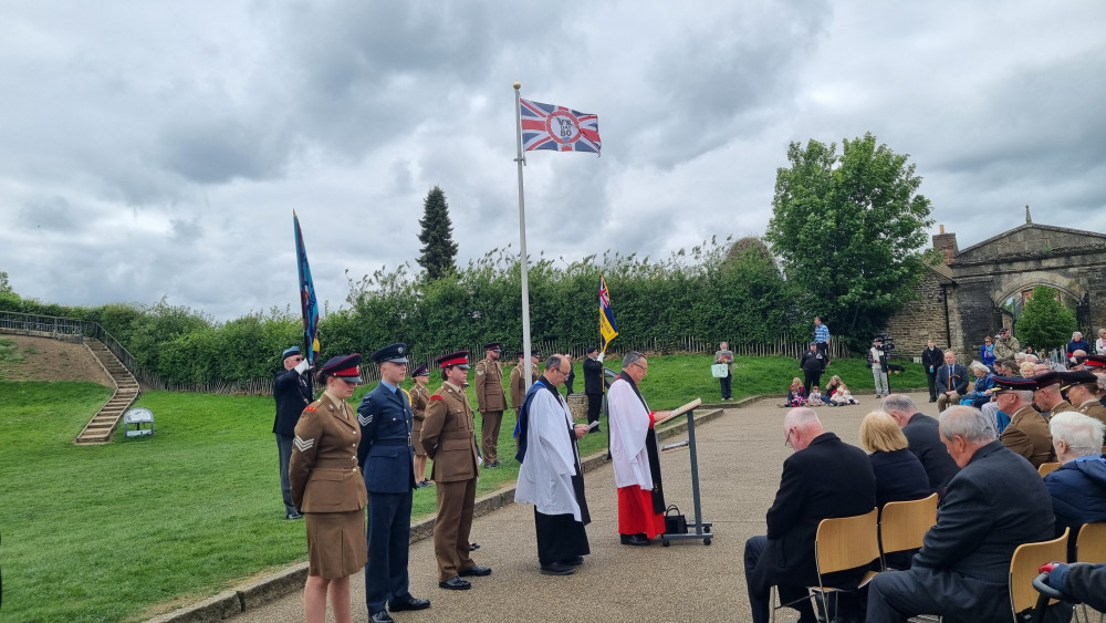 VE Day 80th Anniversary Flag Raising Ceremony at Oakham Castle (Photo: Grace Kennington) VE Day 80th Anniversary Flag Raising Ceremony at Oakham Castle (Photo: Grace Kennington)
