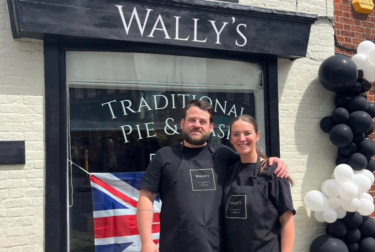 Shop owners Billy Cutting and Dee Sullivan have told Nub News how “excited” they are to open. (Credit: Wally's Pie and Mash)