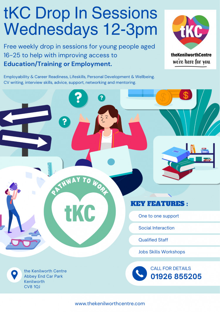 Pathway To Work Drop In for young people aged 16 - 25 Pathway To Work Drop In for young people aged 16 - 25