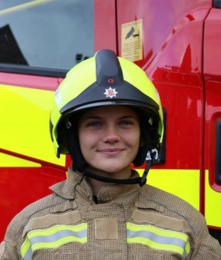 Firefighter Phoebe Hutley