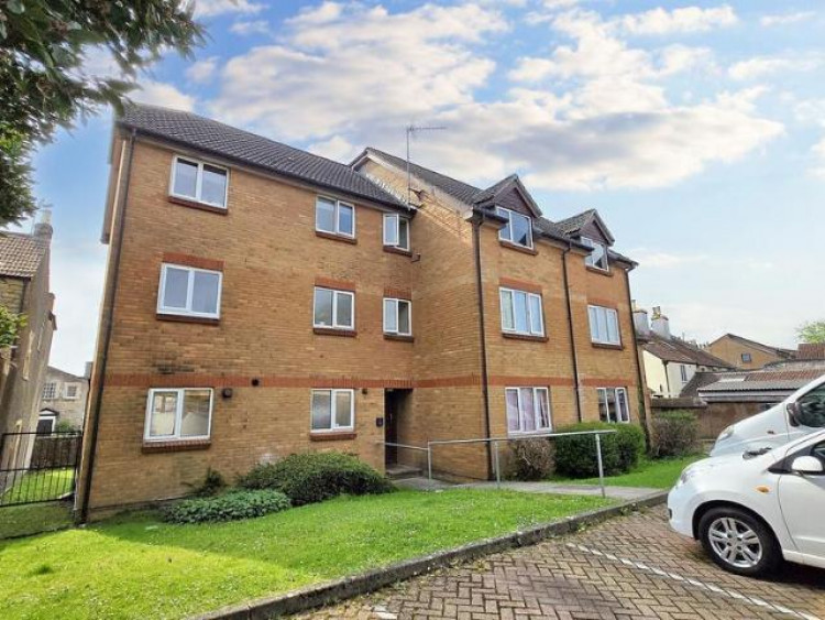A typical UK apartment building, as flat prices continue to fluctuate across the housing market