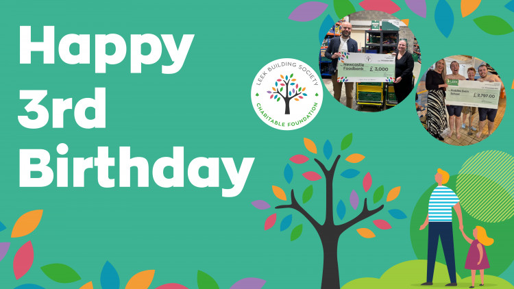  Leek Building Society Charitable Foundation is celebrating its third birthday. (Leek Building Society)