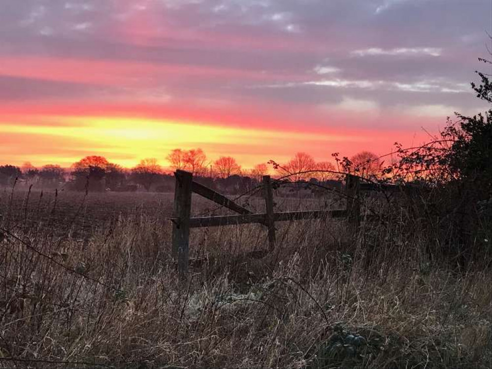 Julie's picture of sunrise at Alton Water was inspiration to get a camera