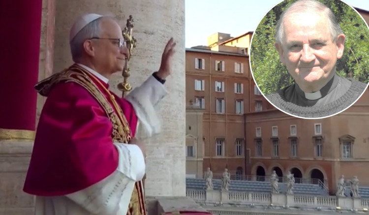 Father Peter Cryan has welcomed the election of Pope Leo XIV (Credit: BBC/St Edward's)