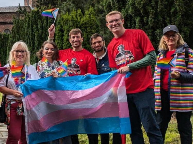 Tim Roca has pledged his support to fighting for trans rights (Credit: Councillors James Barber-Chadwick & Sandy Livingstone)