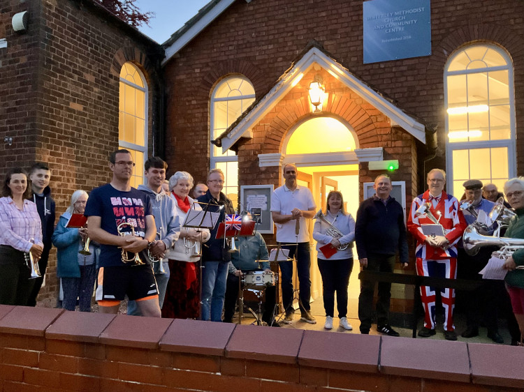 Members of Winterley Methodist Brass Band. (Photo: Winterley Methodist Brass Band)