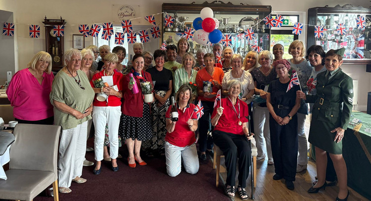 Orsett Golf Club ladies enjoyed a VE Day celebration. 