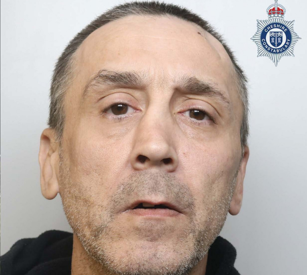 Prior was witnessed driving a Ford Focus without the owner's permission (Image via: Cheshire Constabulary) Prior was witnessed driving a Ford Focus without the owner's permission (Image via: Cheshire Constabulary)