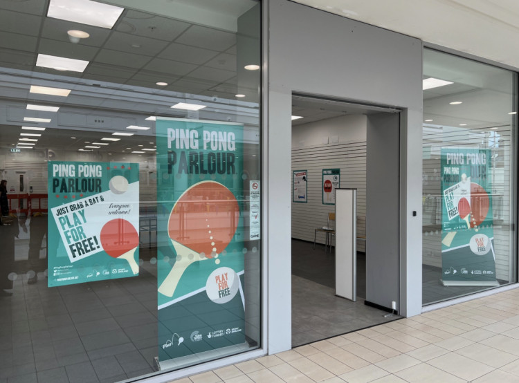 The new Ping Pong Parlour at Royal Priors Shopping Centre (images via Royal Leamington Spa Town Centre)