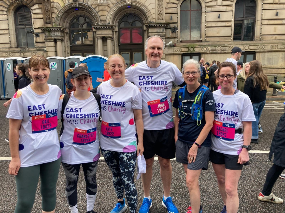 Colleagues from East Cheshire NHS Trust ahead of the 2024 Great Manchester 10K (Credit: ECNHS) Colleagues from East Cheshire NHS Trust ahead of the 2024 Great Manchester 10K (Credit: ECNHS)
